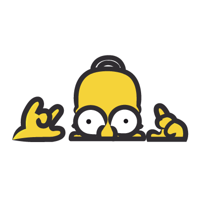 400x400 The Simpsons Vector Logo