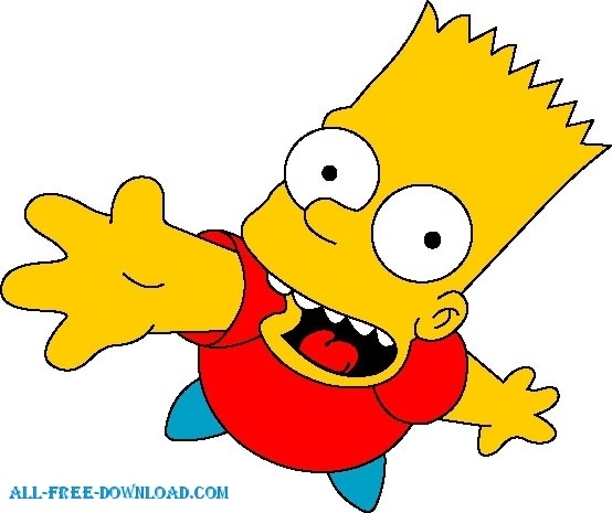 554x465 Bart Simpson The Simpsons Free Vector In Encapsulated