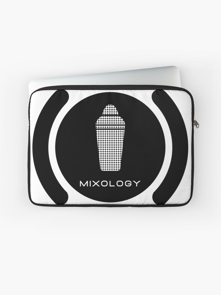 750x1000 Bartender Mixology Lounge Logo Vector Laptop Sleeve