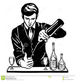 260x278 Download Bartender Vector Clipart Bartender Clip Art