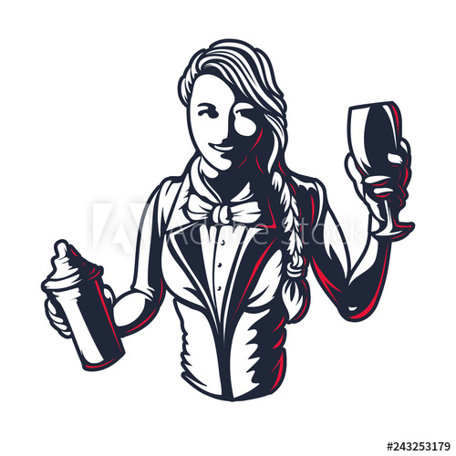 Bartender Vector at Vectorified.com | Collection of Bartender Vector ...