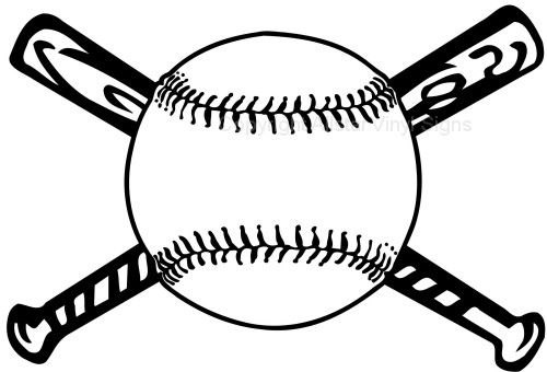 500x340 Baseball Bat Clipart Images