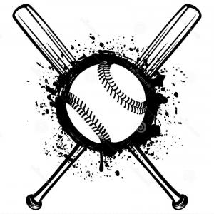 300x300 Free Crossed Baseball Bats Vector Clipart Soidergi