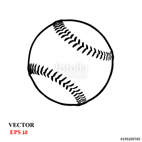 500x500 Baseball Ball On A White Background Stock Image And Royalty Free