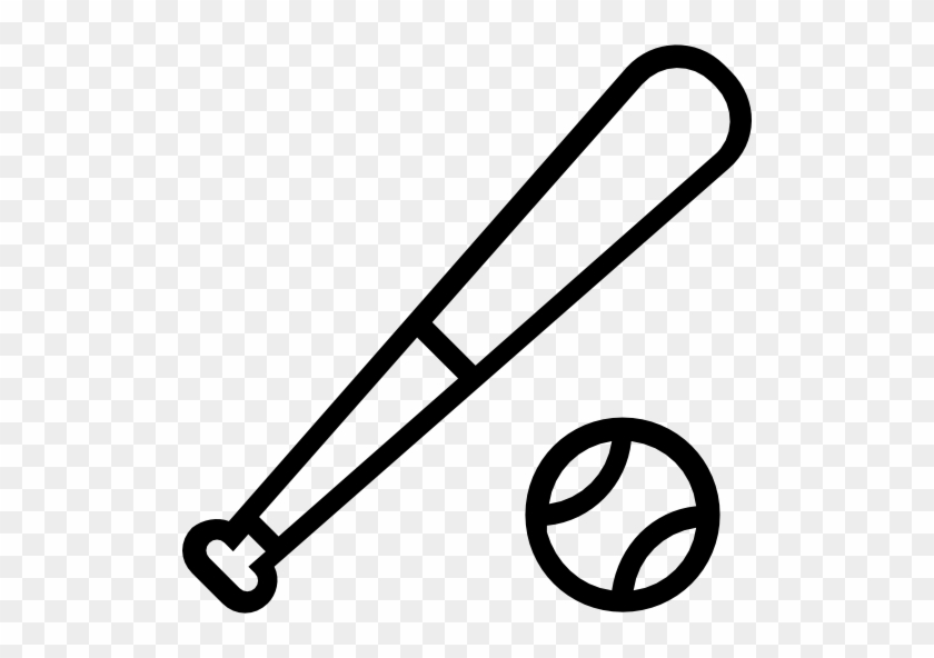 Baseball Bat And Ball Outlines Vector 840x592 Baseball Bat And Ball Outlines Vector