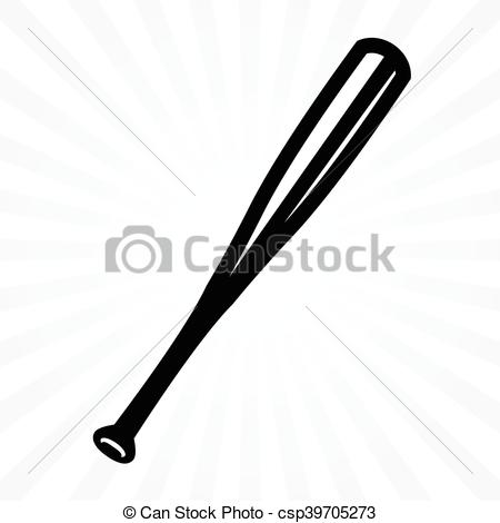 450x470 Baseball Bat Vector