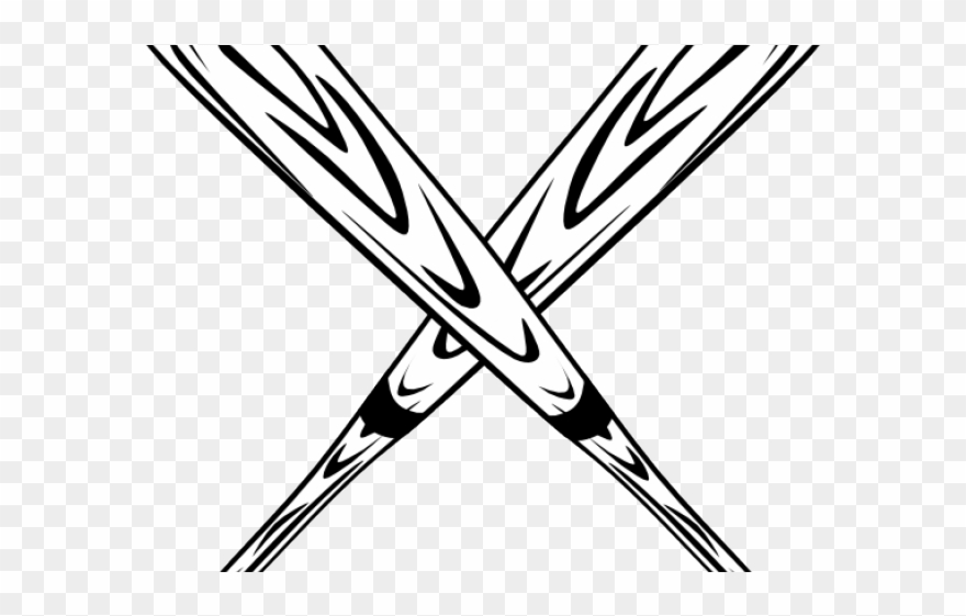 880x561 Tongkat Baseball Vector