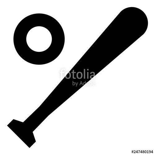 Baseball Bat Vector Icon Stock Image And Royalty Free Vector 500x500 Baseball Bat Vector Icon Stock Image And Royalty Free Vector