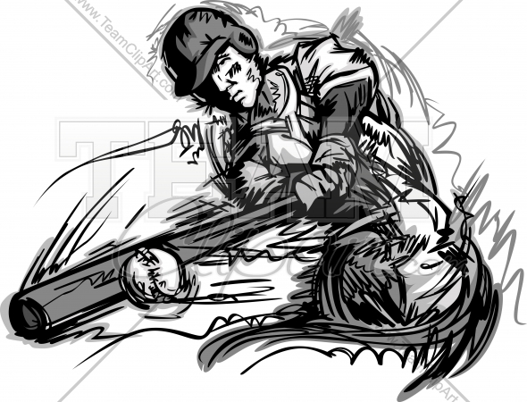 590x450 Baseball Batter Clipart Graphic Image Vector Format