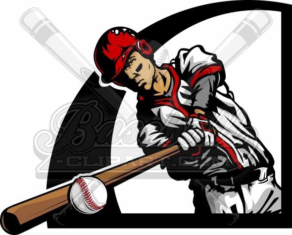 590x475 Baseball Batter Clipart Baseball Player Silhouette Image