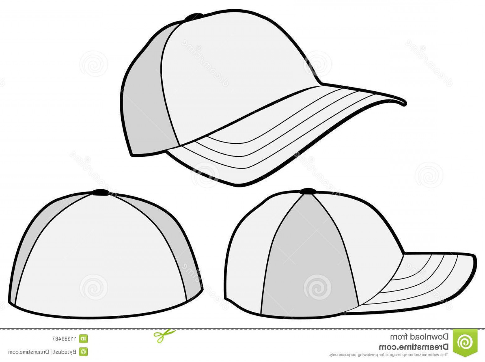 1560x1166 Baseball Hat Or Cap Vector Template Illustration Geekchicpro