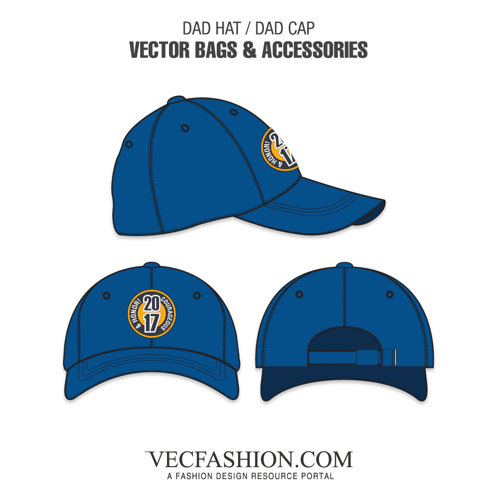 1000x1000 Dad Hat Or Dad Cap Template