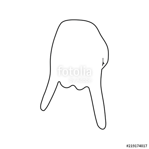 500x500 Baseball Catcher Gesture Icon Stock Image And Royalty Free Vector