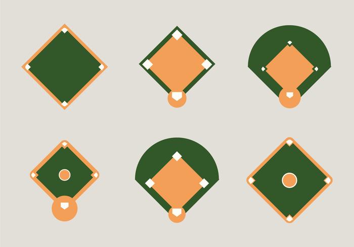 700x490 Free Baseball Diamond Vector Illustration