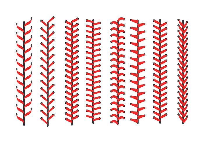 700x490 Free Baseball Laces Icons Vector