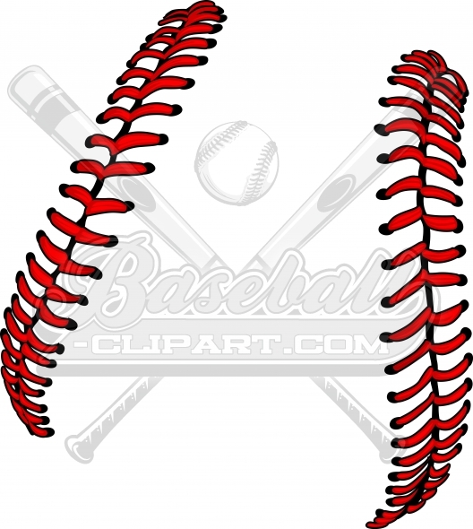 528x590 Vector Baseball Laces Vector Clipart Image