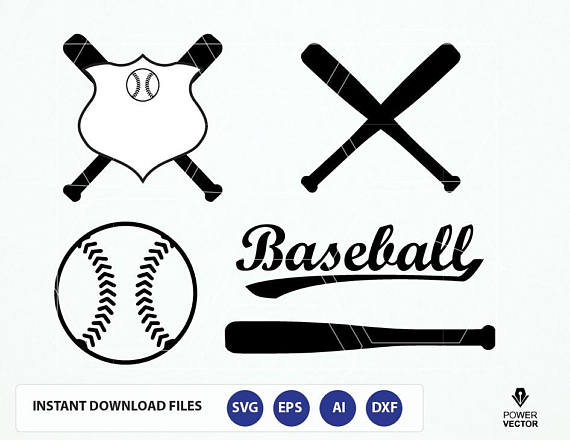 570x440 Baseball Baseball Bat, Softball, Sports Dxf