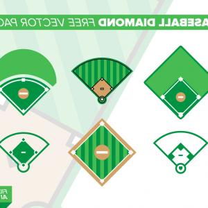 300x300 Baseball Diamond Free Vector Pack Catchsplace