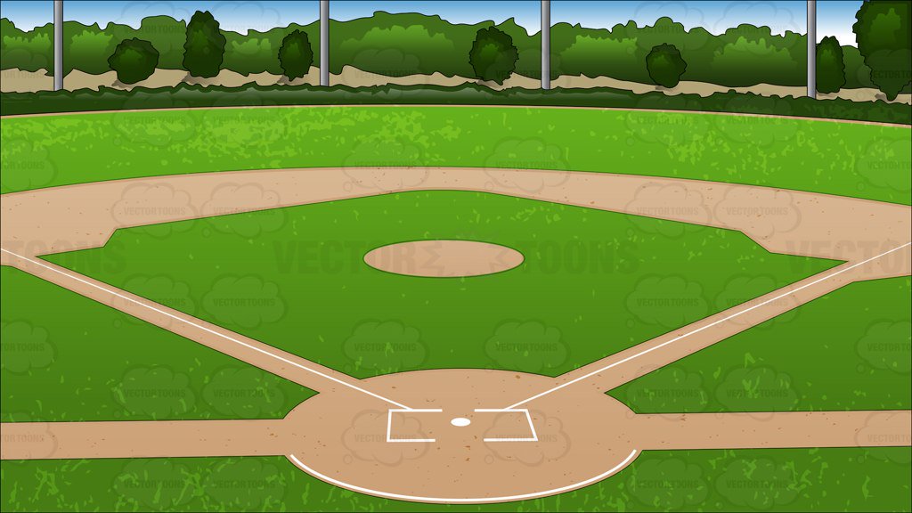 1024x576 Baseball Field Background Clipart