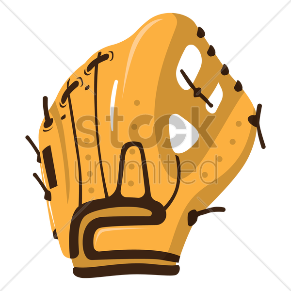 Baseball Gloves Vector Image 600x600 Baseball Gloves Vector Image