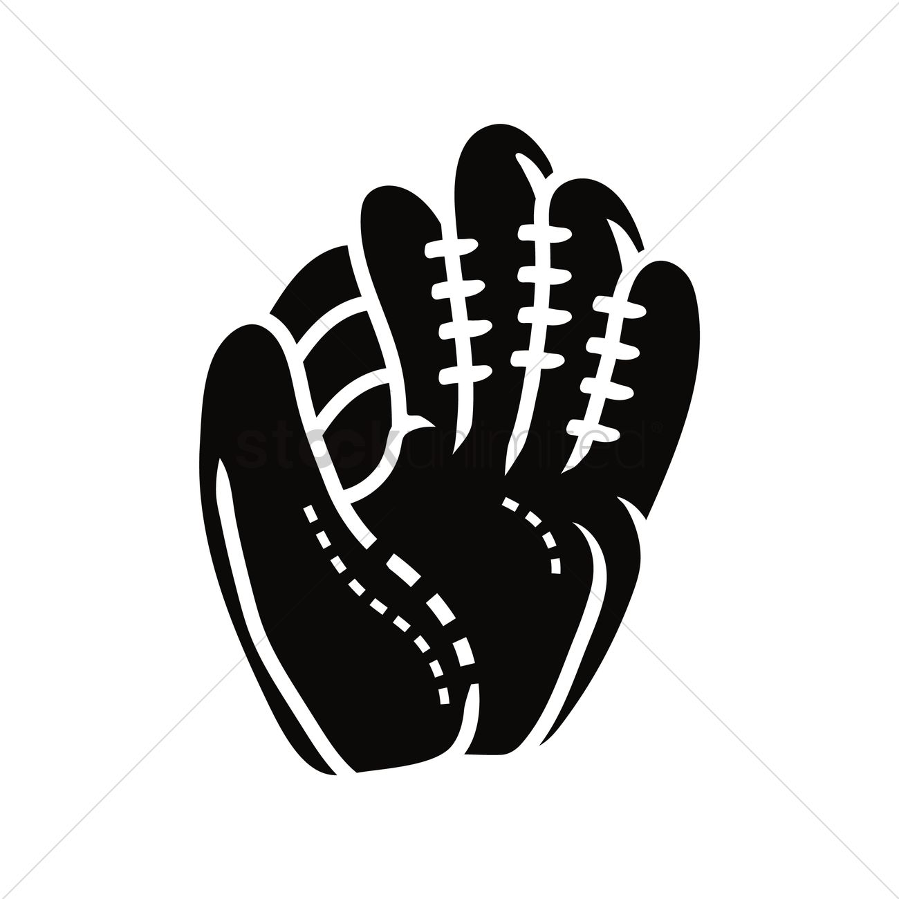 Baseball Mitt Vector Image 1300x1300 Baseball Mitt Vector Image