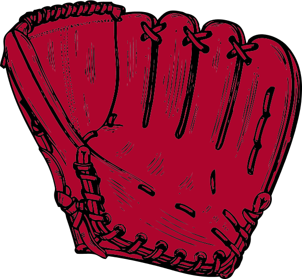 Baseball Mitt Baseball Glove Vector Clip Art 600x554 Baseball Mitt Baseball Glove Vector Clip Art