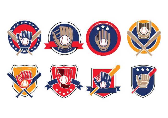 Set Of Baseball Glove With Ball Icon Vectors 700x490 Set Of Baseball Glove With Ball Icon Vectors