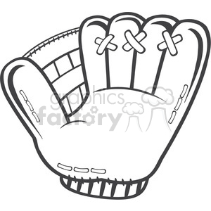 Black And White Baseball Glove Illustration Clipart Royalty Free 300x300 Black And White Baseball Glove Illustration Clipart Royalty Free