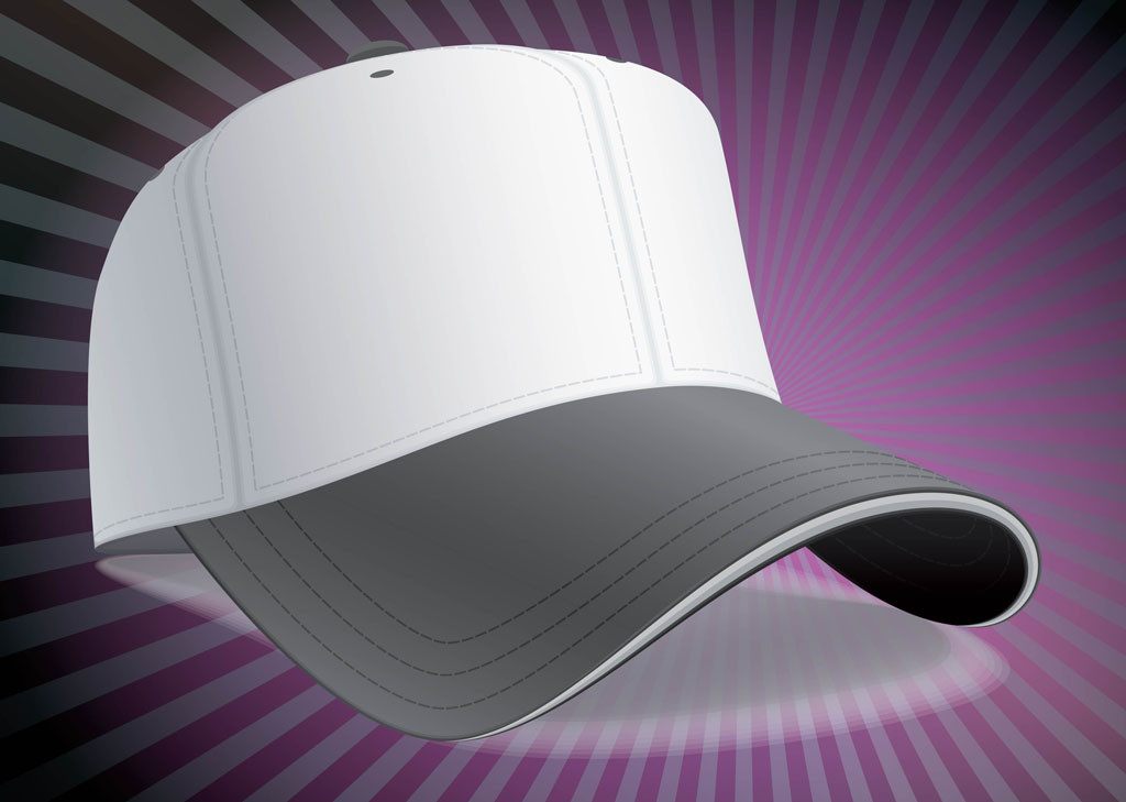1024x729 Baseball Cap Vector Art Graphics