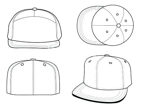 Baseball Hat Vector at Vectorified.com | Collection of Baseball Hat ...