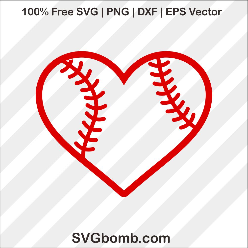 1002x1002 Heart Baseball Cutting