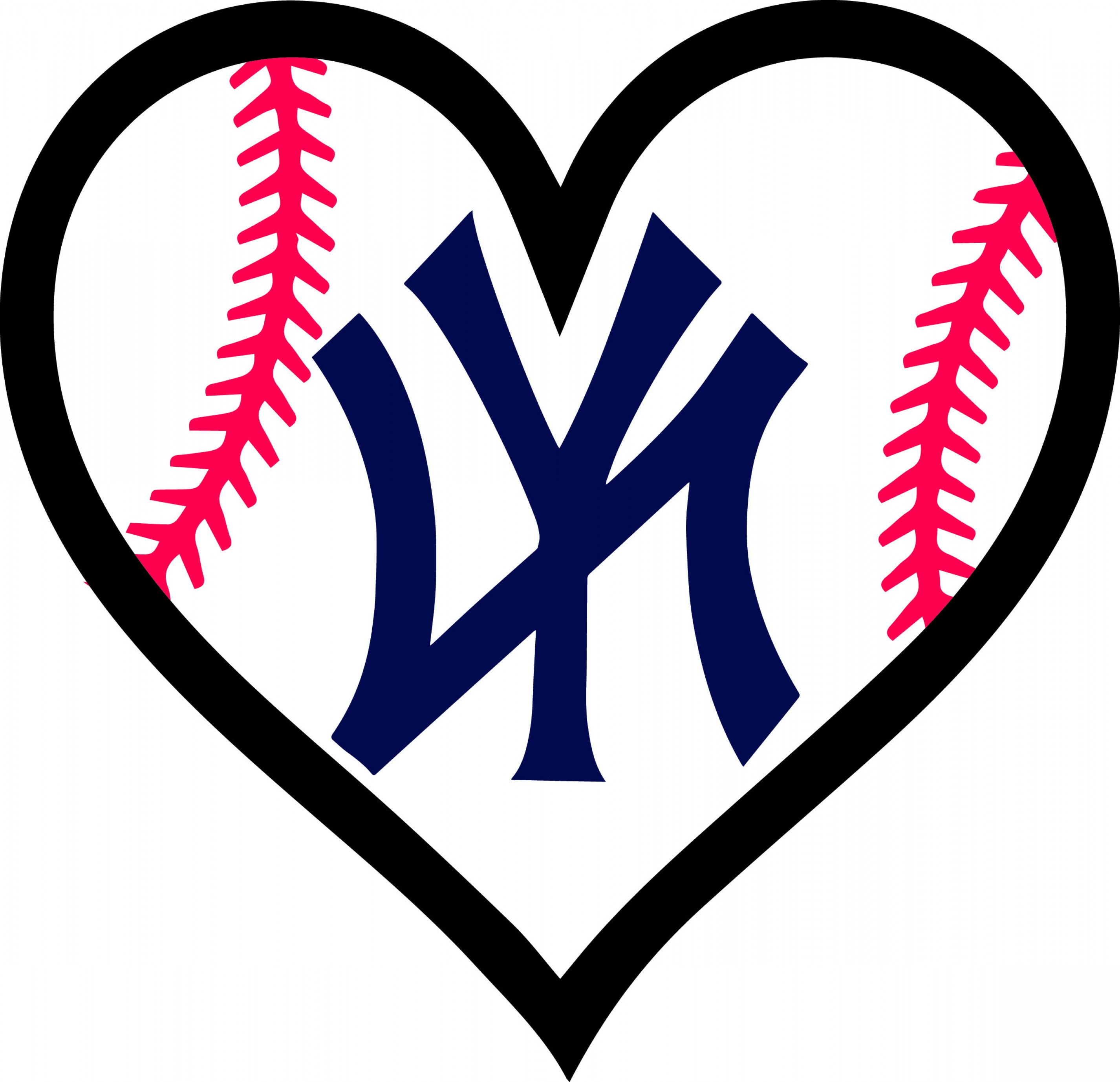 2852x2754 Off New York Yankees Baseball L Love Geekchicpro
