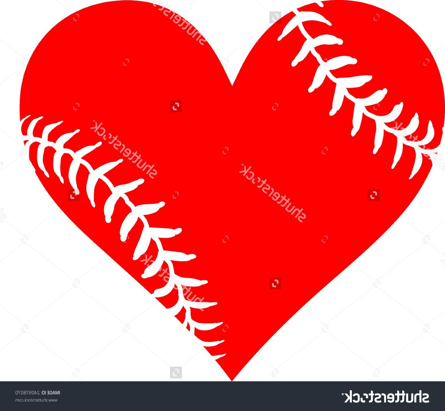 1500x1384 Unique Baseball Heart Vector Clip Art Images Free Vector Art