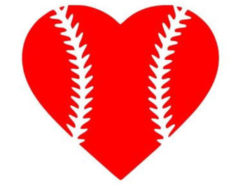 340x270 Baseball Heart Vector Images Baseball Heart Clip Art