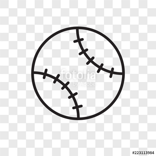 500x500 Baseball Icons Isolated On Transparent Background Modern