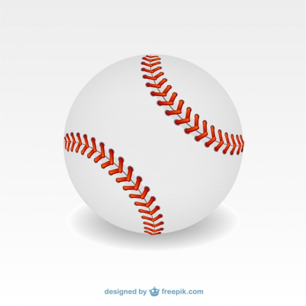 626x626 Baseball Ball Illustration Vector Free Download