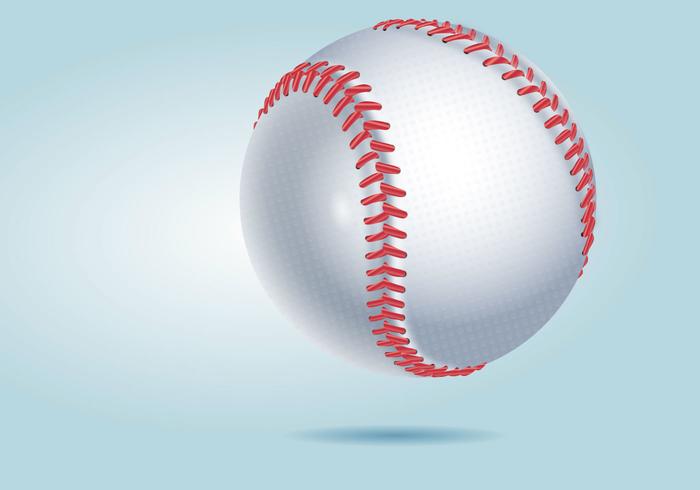 700x490 Realistic Detailed Baseball Vector Illustration