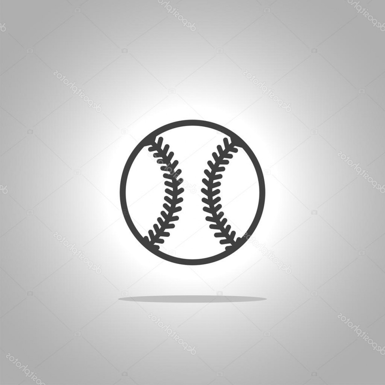 1228x1228 Baseball Icon Vector Hoodamathrun