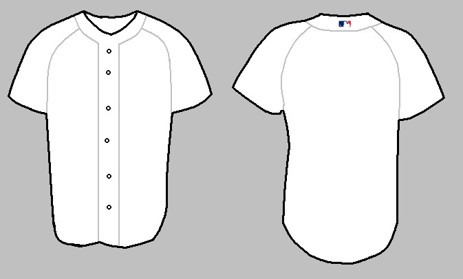Baseball Jersey Template Vector At Collection Of Baseball Jersey Template
