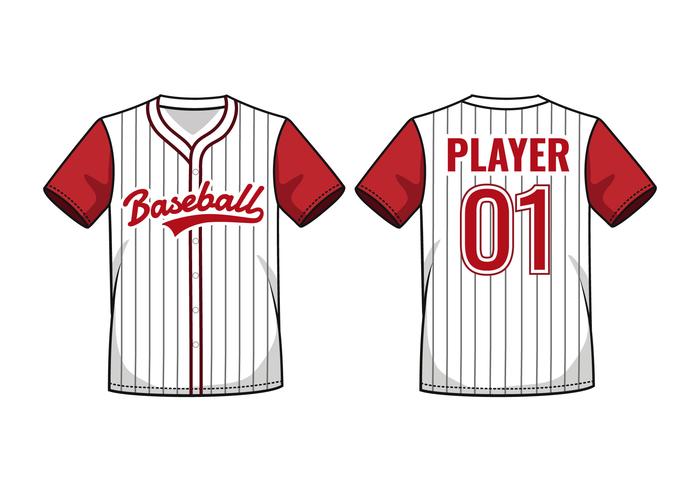 700x490 Pinstripe Baseball Jersey Mockup