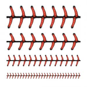 300x300 Best Free Baseball Stitching Lace Sports Ball Laces Vector Design
