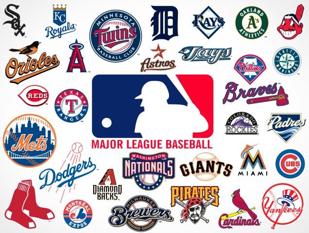 636x480 Major League Baseball Logo Major League Baseball Team Vector