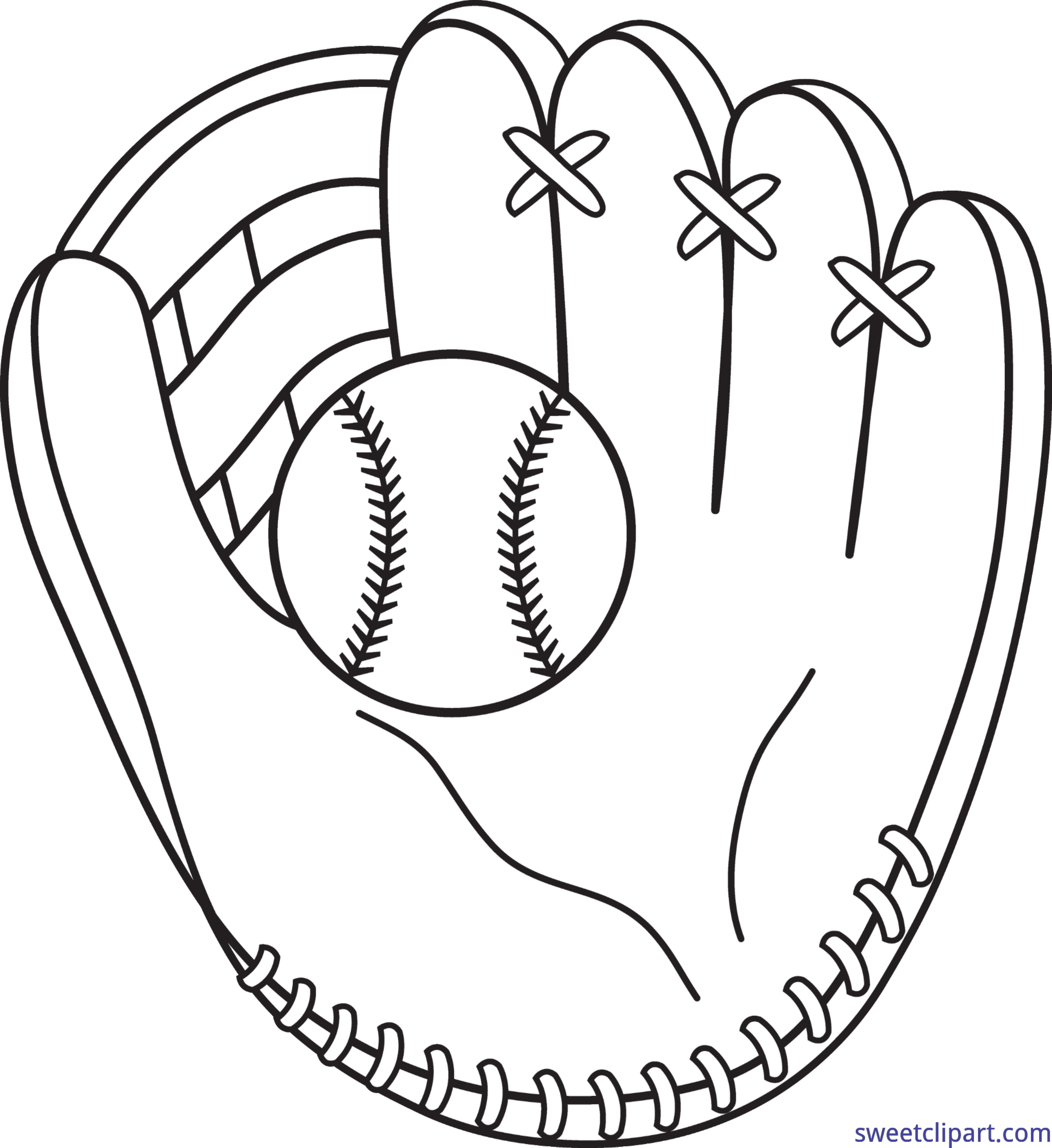 5253x5729 Baseball Glove Vector Clipart Images Gallery For Free Download