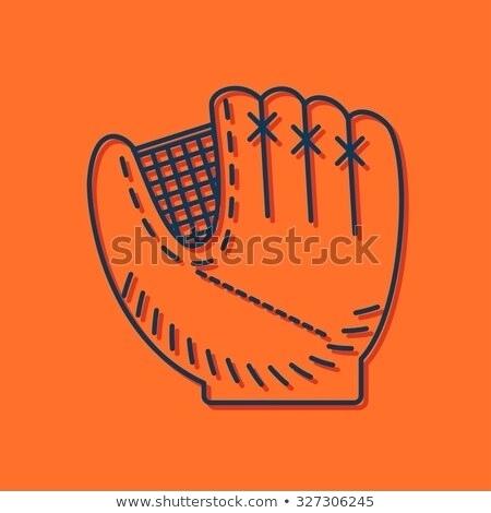 450x470 Orange And Blue Baseball Glove Andylaw