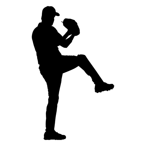 Baseball Player Throw Silhouette 512x512 Baseball Player Throw Silhouette