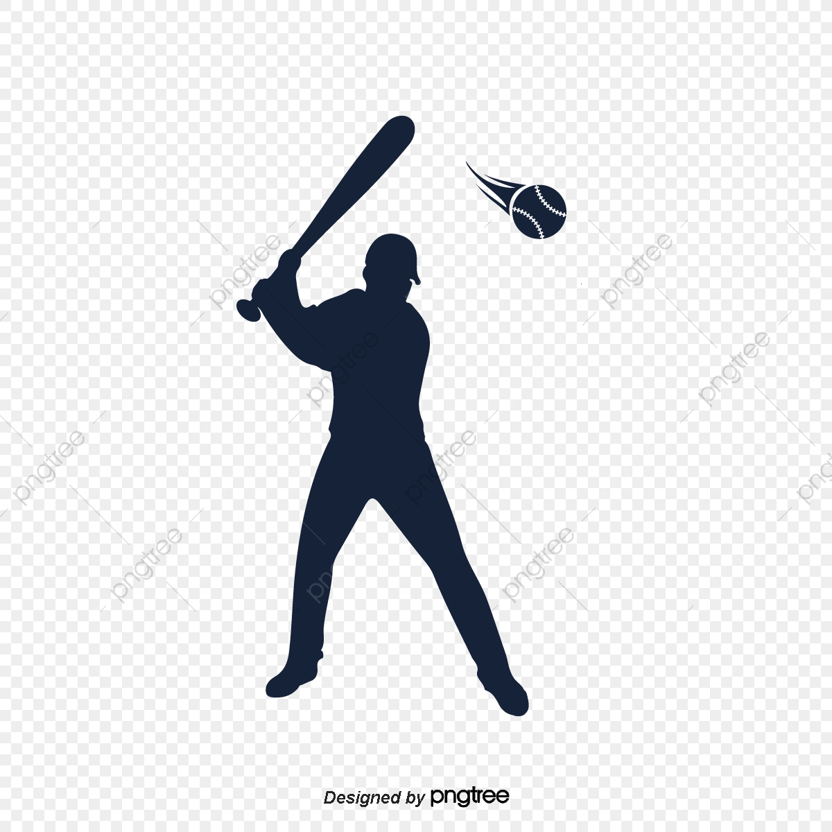 Simple Baseball Player Silhouette Elements, Creative, Silhouette 1200x1200 Simple Baseball Player Silhouette Elements, Creative, Silhouette