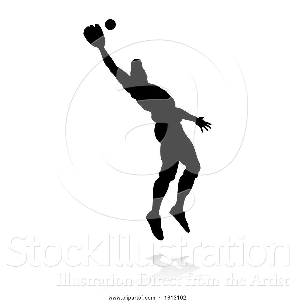 Vector Illustration Of Baseball Player Silhouette, On A White 1024x1044 Vector Illustration Of Baseball Player Silhouette, On A White