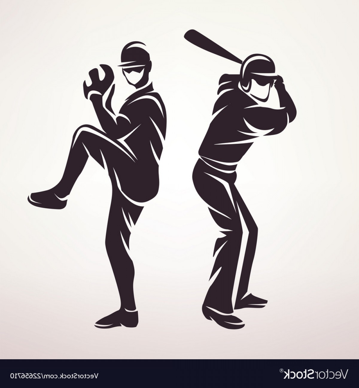 Baseball Players Symbol Stylized Silhouette Vector Catchsplace 1200x1296 Baseball Players Symbol Stylized Silhouette Vector Catchsplace