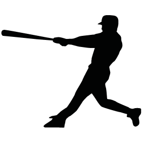 Baseball Silhouettes Silhouettes Of Baseball 283x283 Baseball Silhouettes Silhouettes Of Baseball