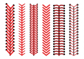 285x200 Baseball Laces Free Vector Graphic Art Free Download